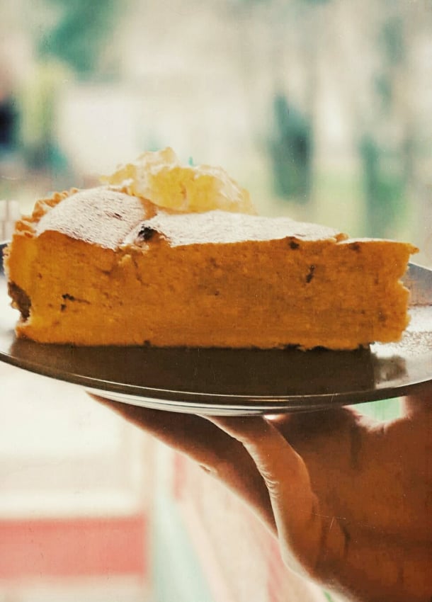 Pumpkin wannabe cheesecake