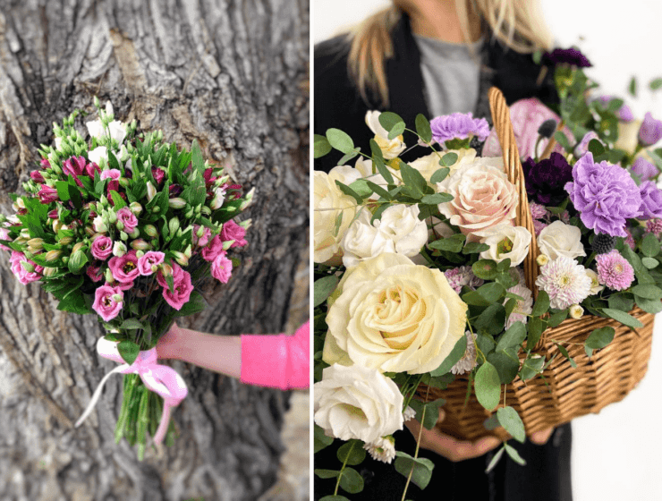 sretan Uskrs uz prekrasan Blooming buket