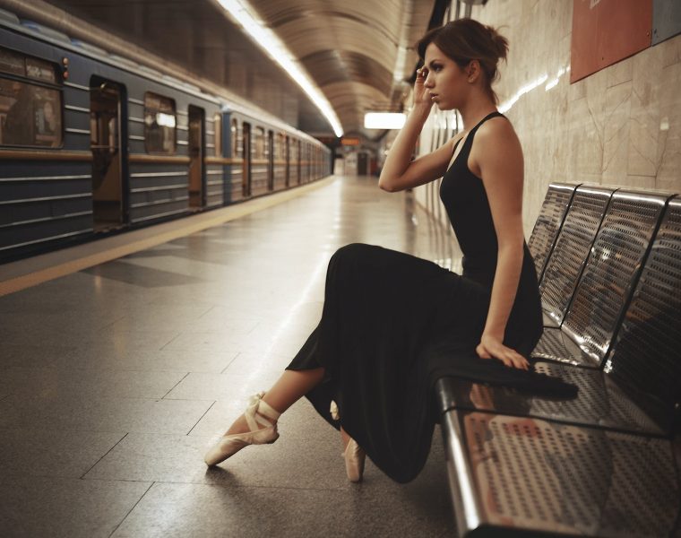 woman sitting on chair