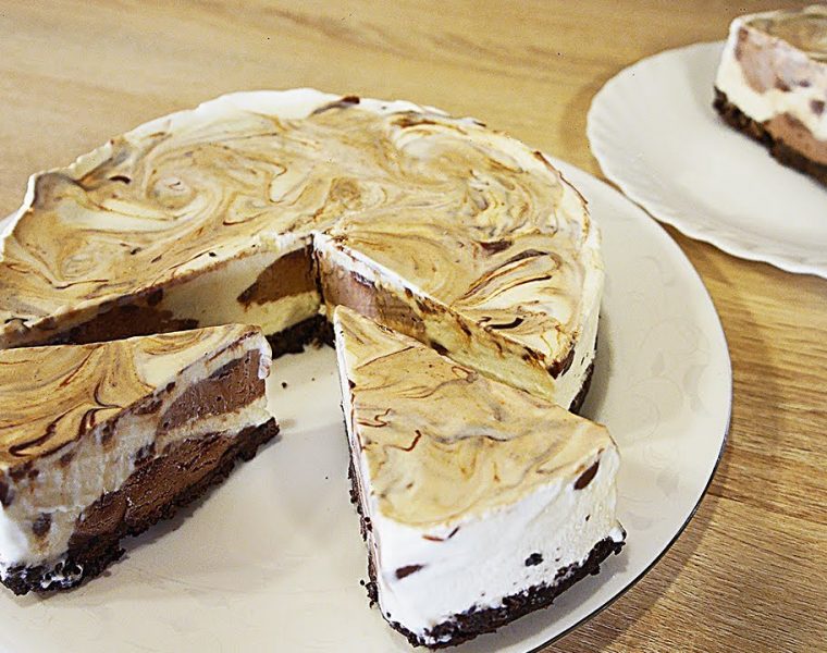 Točkasta sladoledna torta