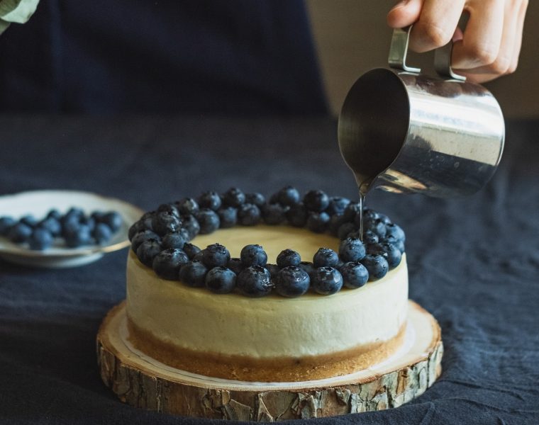 Light cheesecake s borovnicama!