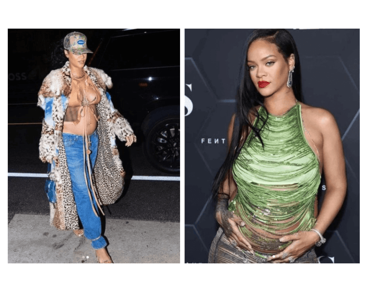 Rihannin goli trudnički trbuh
