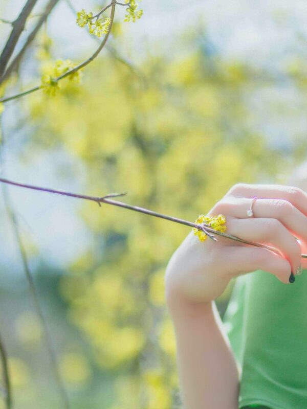 Zaljubljeni u sebe žrtva emotivnog zlostavljanja, closeup photography of woman wearing green top holding leaf