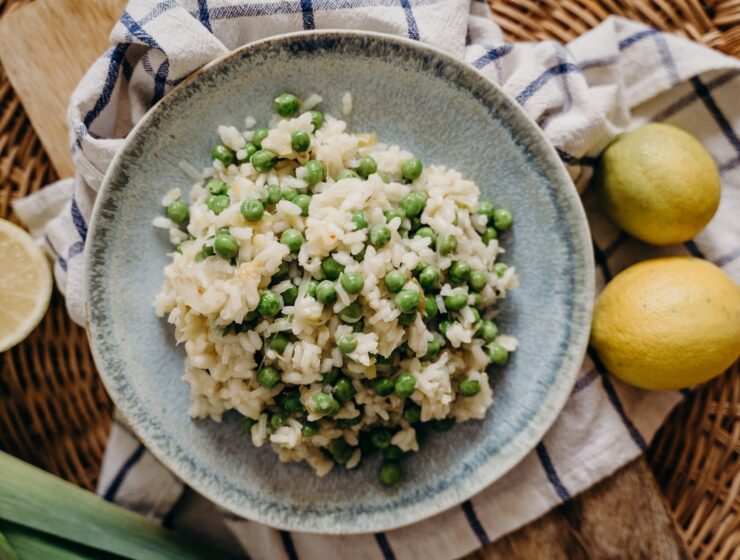 Proljetni rižoto s mladim špinatom