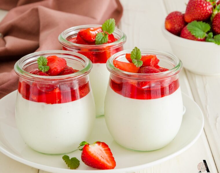 Panna cotta s jagodama