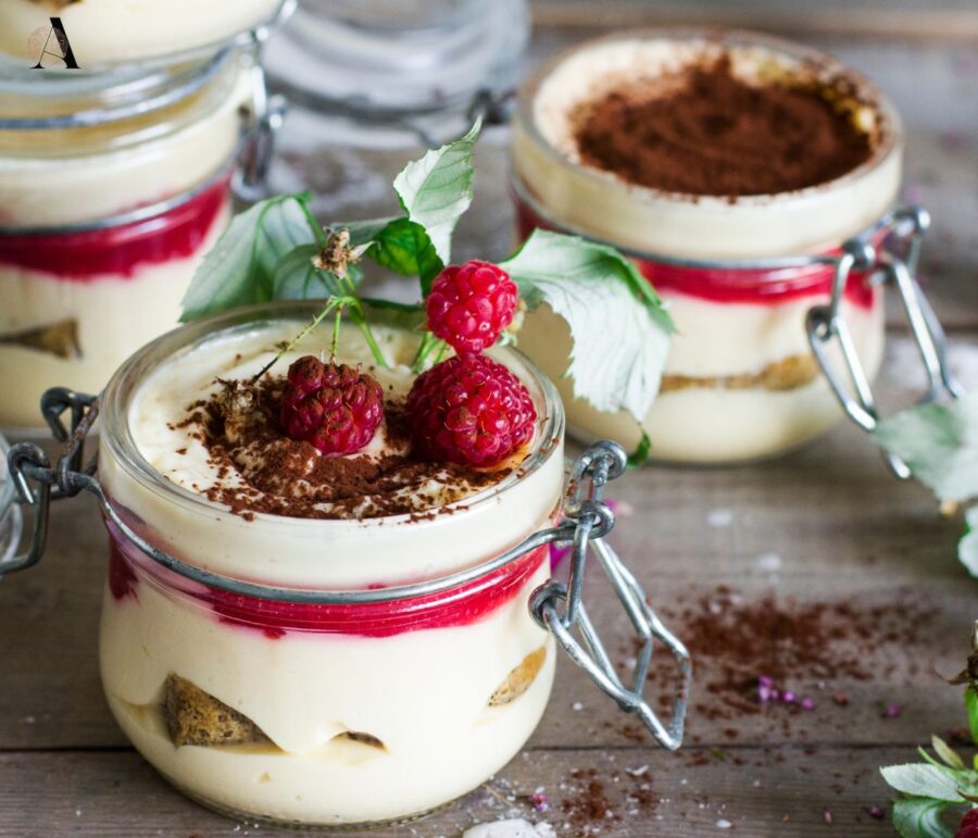 Tiramisu s malinama  Tiramisu od maline s ricottom