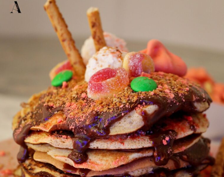 Šarene palačinke s čokoladom