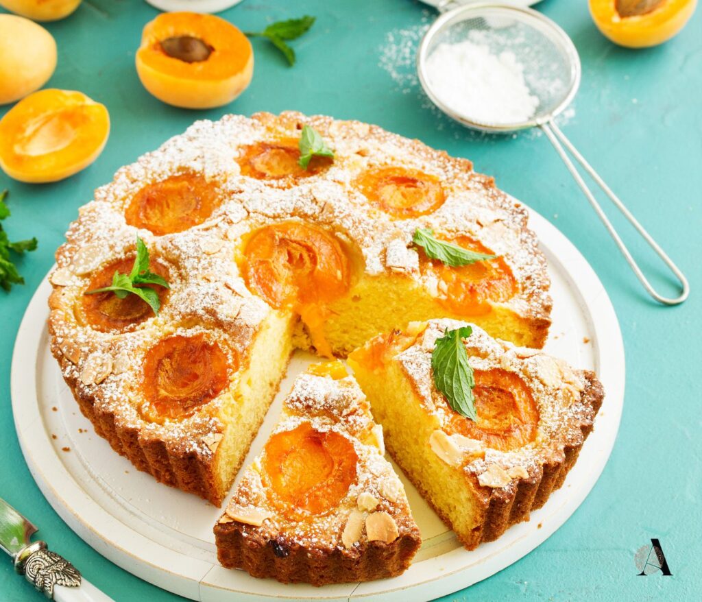 kolač s marelicama i grizom