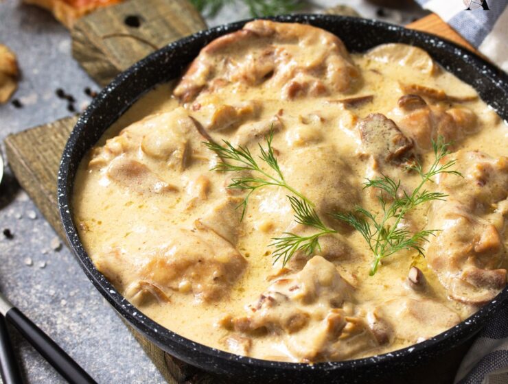 Umak od piletine i gljiva