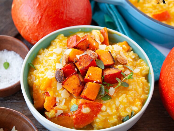 Kremasti rižoto s piletinom i bundevom 