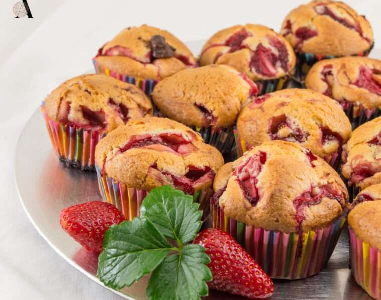 Muffini od jagoda i bijele čokolade