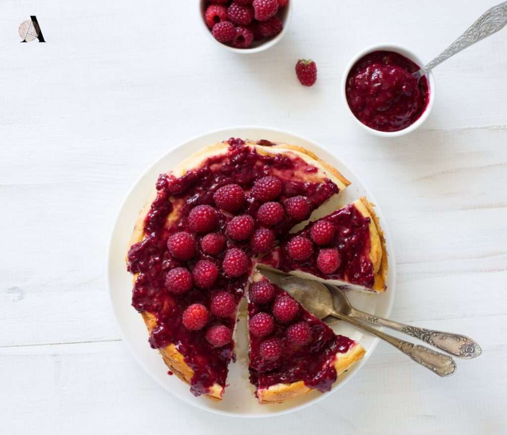 Ricotta torta s malinama