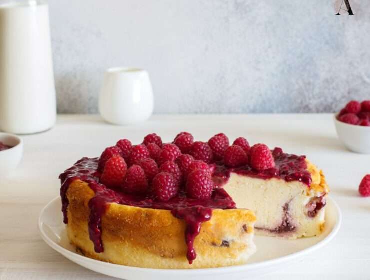 Ricotta torta s malinama