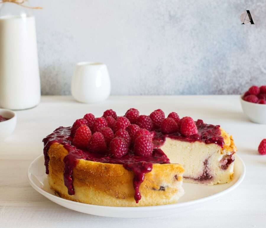 Ricotta torta s malinama