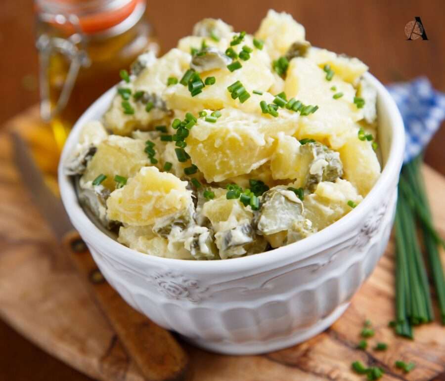 Salata od krumpira sa svilenim dodirom tofua