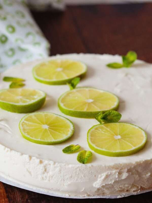 Cheesecake šnite s limetom