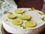 Cheesecake šnite s limetom