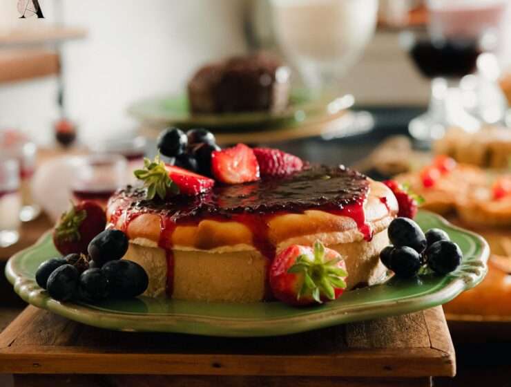 Ricotta cheesecake