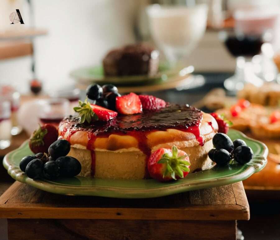 Ricotta cheesecake