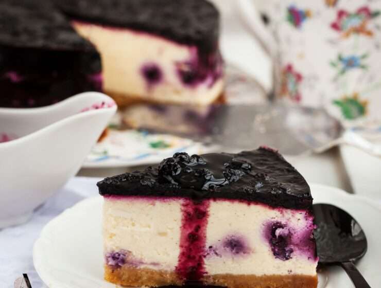 Cheesecake s borovnicama