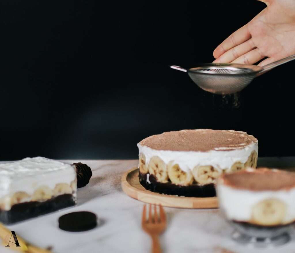 Puding kolač s bananom i kakaom