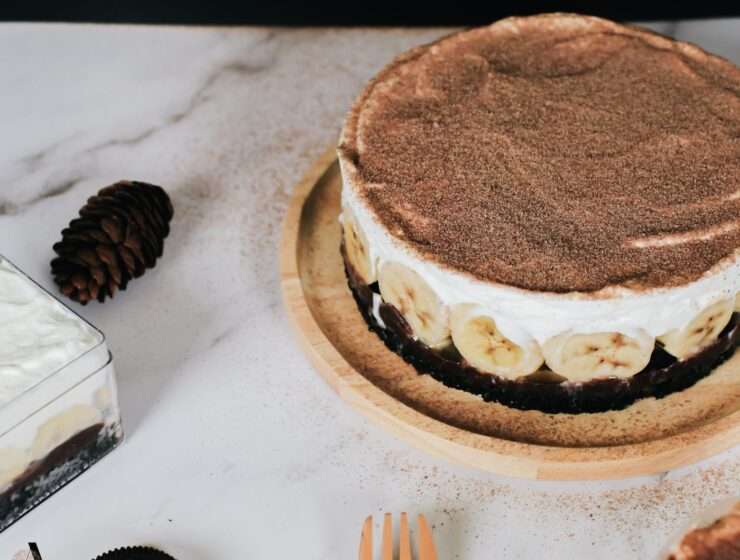 Puding kolač s bananom i kakaom