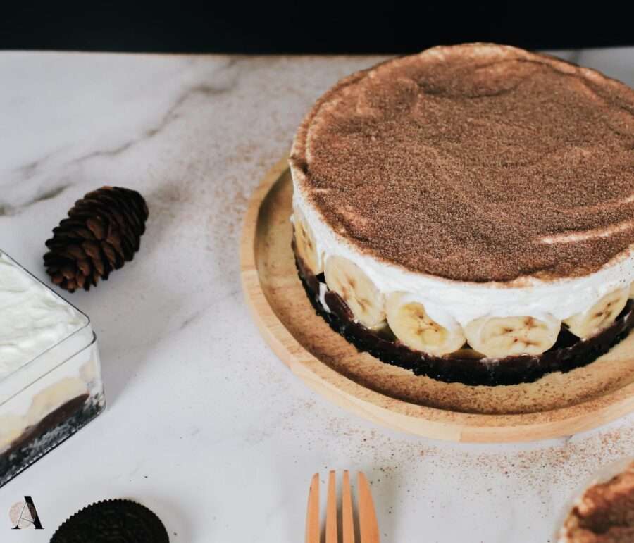 Puding kolač s bananom i kakaom