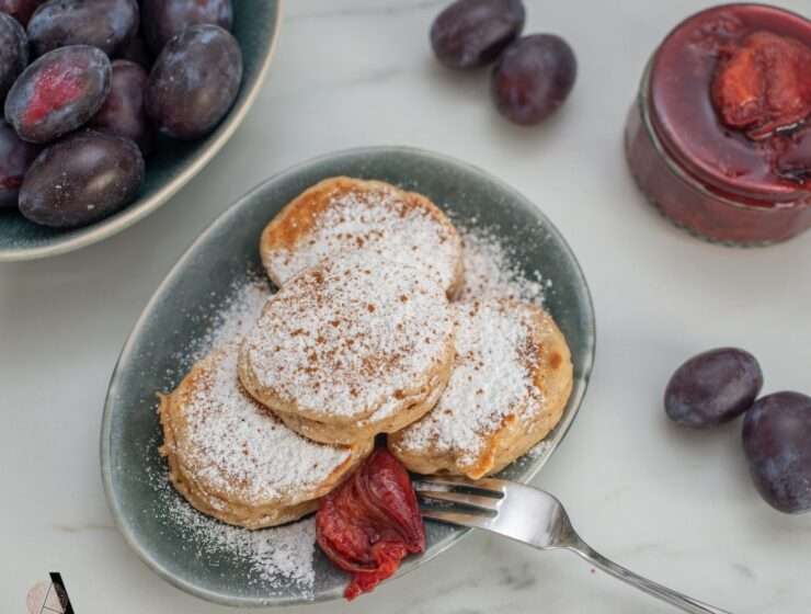 Palačinke s kompotom od šljiva