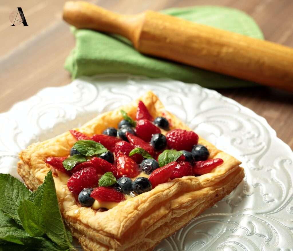 Lisnate košarice punjene voćem