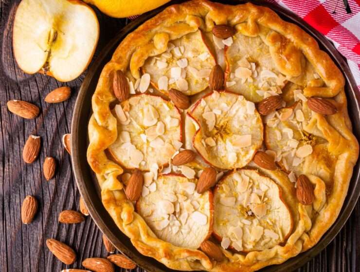 Hrskava galette s jabukama i ružmarinom