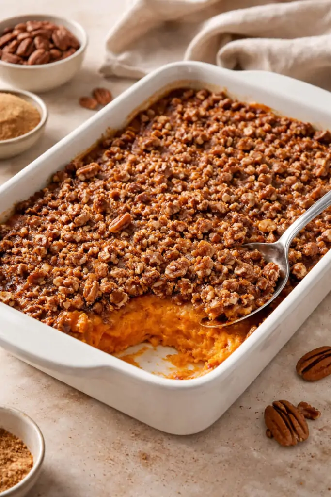 Složenac sa slatkim krumpirom i orasima