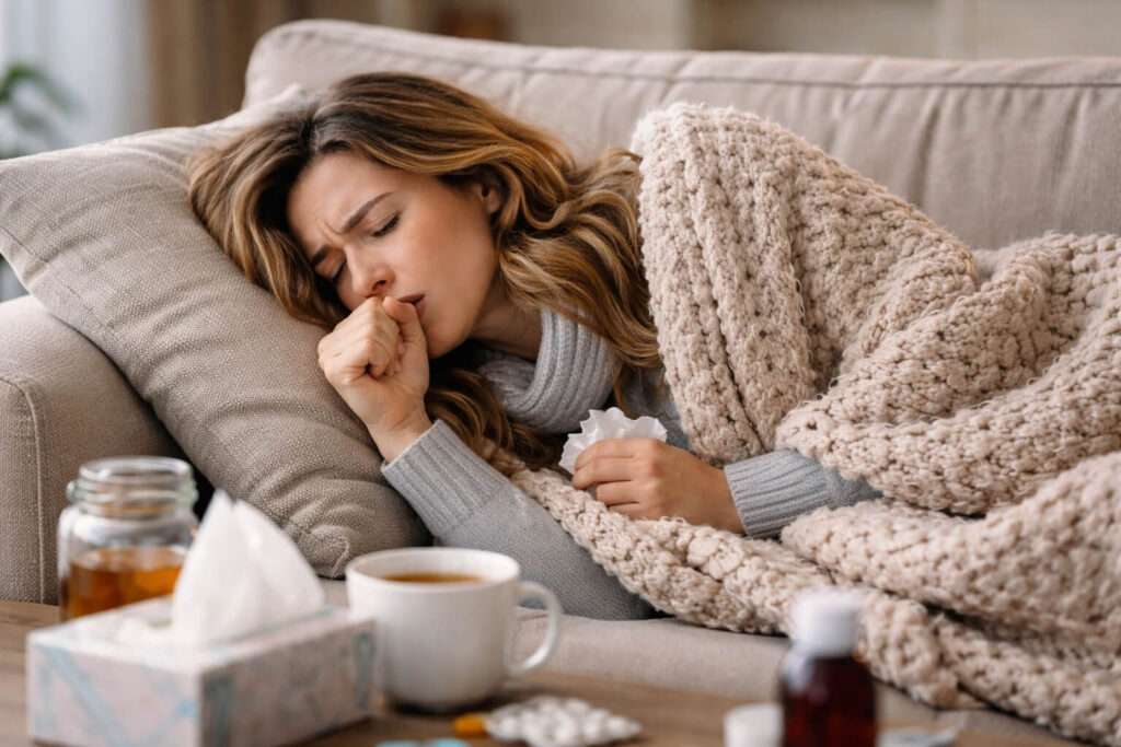 Oporavak od gripe, gripa, kašalj