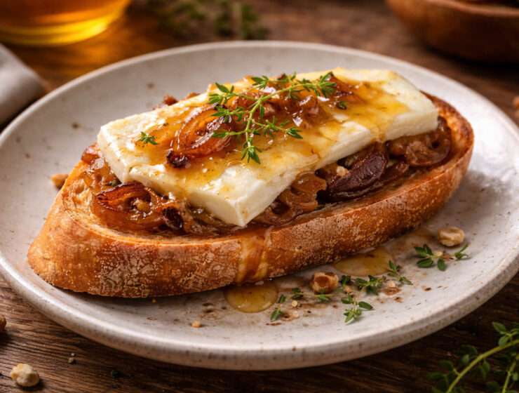 bruschette s brie sirom