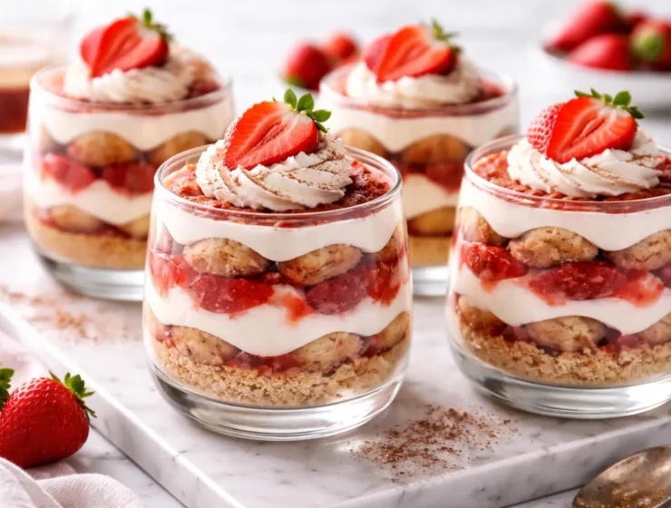 Jagoda tiramisu cheesecake, tiramisu s jagodama