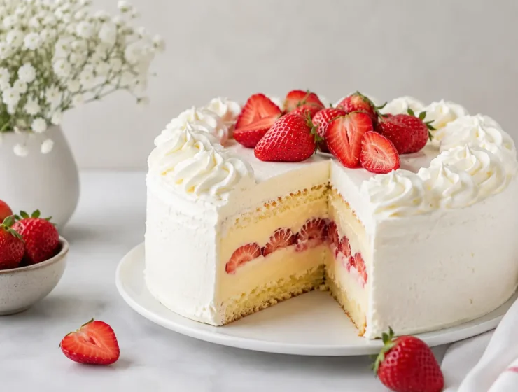kremasta torta s jagodama