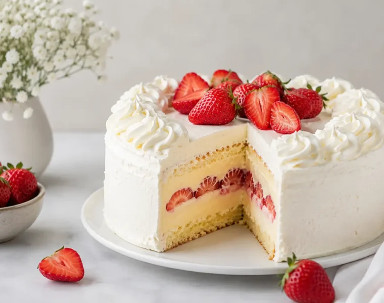 kremasta torta s jagodama