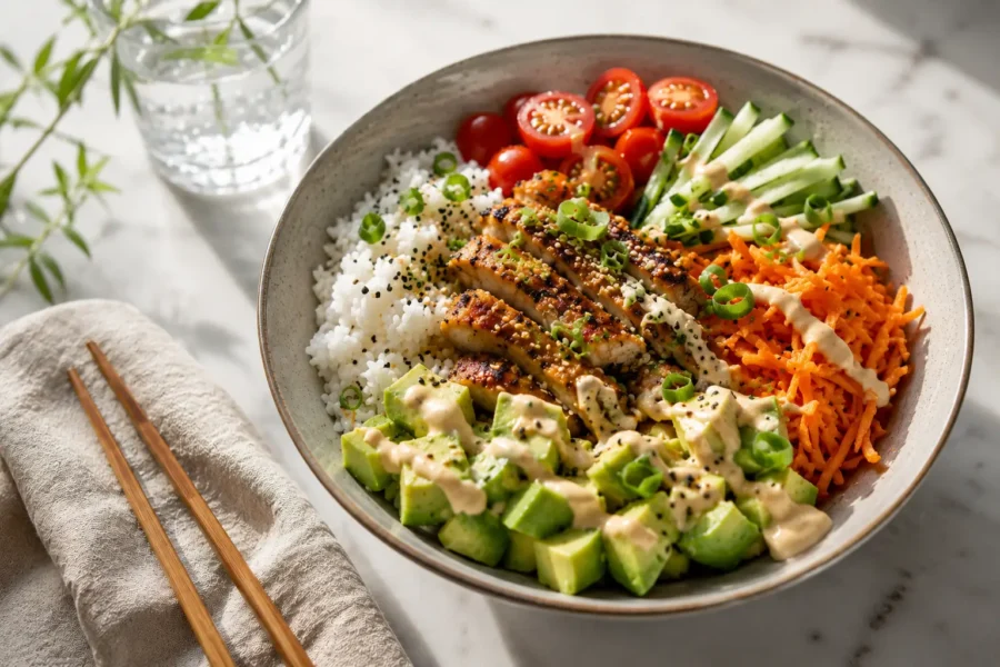 Chicken rice bowl