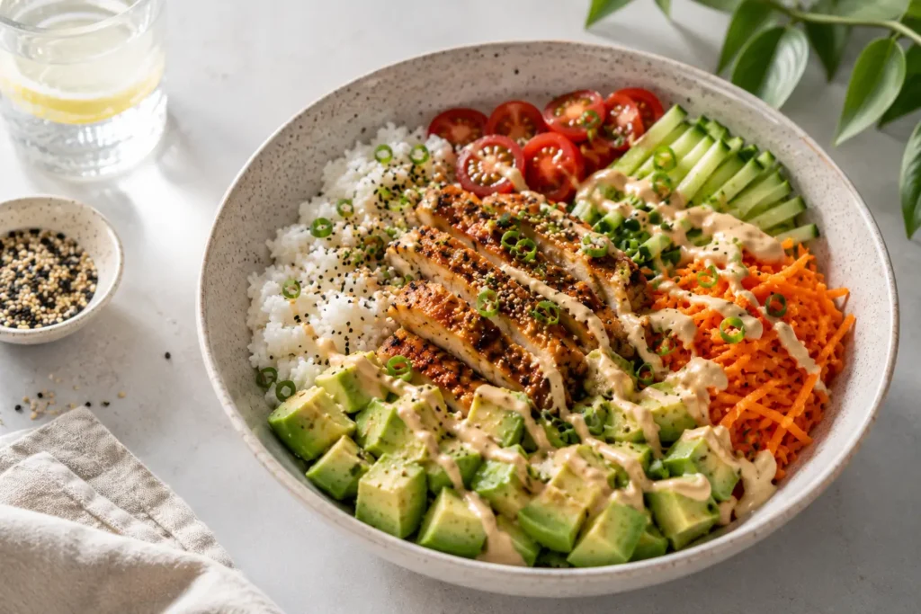 Chicken rice bowl